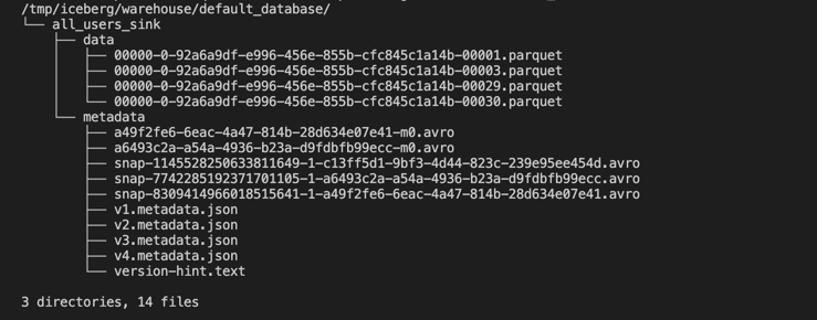 Files in Iceberg